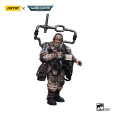 Warhammer 40k Action Figure 1/18 Astra Militarum Cadian Command Squad Veteran with Master Vox 12 cm Joy Toy (CN)