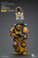 Warhammer The Horus Heresy Action Figure 1/18 Imperial Fists Legion MkIII Tactical Squad Legionary with Legion Vexilla 12 cm Joy Toy (CN)