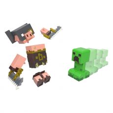 Minecraft Legends Action Figure 2-Pack Creeper vs Piglin Bruiser 8 cm Mattel