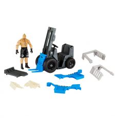 WWE Wrekkin' Vehicle Slam 'N Stack Forklift with Brock Lesnar Action Figure 15 cm Mattel