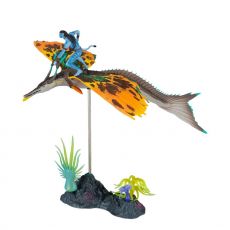 Avatar: The Way of Water Deluxe Large Action Figures Jake Sully & Skimwing McFarlane Toys