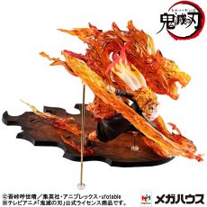 Demon slayer: Kimetsu no Yaiba Kyojuro Precious G.E.M. Series 1/8 PVC Statue Rengoku Flame Breathing Fifth Form:Flame Tiger 24 cm Megahouse