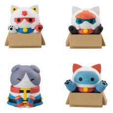 Mobile Suit Gundam Mega Cat Project Trading Figure 3 cm Nyandam We are the Earth Federation Forces Assortment (8) Megahouse