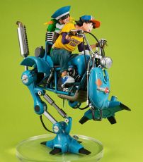 Dragonball Z Desktop Real McCoy EX PVC Diorama Son Goku & Son Gohan & Robot with two legs 20 cm Megahouse