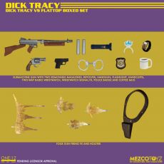 Dick Tracy Action Figures 1/12 Dick Tracy vs Flattop Box Set 17 cm Mezco Toys