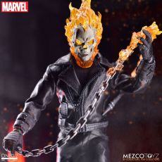 Ghost Rider Action Figure & Vehicle with Sound & Light Up 1/12 Ghost Rider & Hell Cycle Mezco Toys