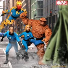 Marvel Action Figures 1/12 Fantastic Four Deluxe Steel Box Set 16 cm Mezco Toys