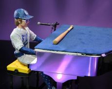 Elton John Clothed Action Figure Live in '75 Deluxe Set 20 cm NECA