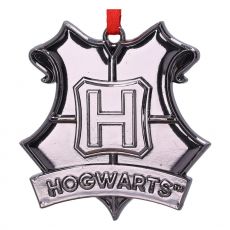 Harry Potter Hanging Tree Ornament Hogwarts Crest (Silver) 6 cm Nemesis Now