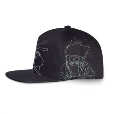 Naruto Shippuden Snapback Cap Outline Characters Difuzed
