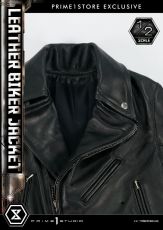 Terminator Leather Biker Jacket for 1/2 T-800 Statues Prime 1 Studio