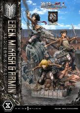 Attack on Titan Ultimate Premium Masterline Statue Eren, Mikasa, & Armin Deluxe Bonus Version 72 cm Prime 1 Studio