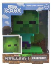 Minecraft 3D Icon Light Zombie Paladone Products