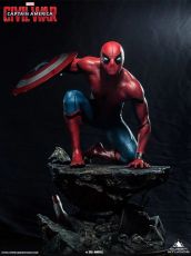 Captain America Civil War 1/4 Statue Spider-Man Captain America Premium Version 40 cm Queen Studios