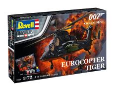 James Bond Model Kit Gift Set 1/72 Eurocopter Tiger (GoldenEye) Revell