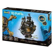 Pirates of the Caribbean: Dead Men Tell No Tales 3D Puzzle Black Pearl LED Edition Revell