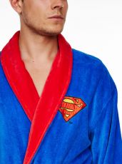 DC Comics Fleece Bathrobe Superman Groovy