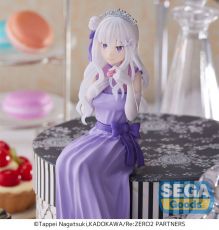Re:Zero - Starting Life in Another World: Lost in Memories PM Perching PVC Statue Emilia (Dressed-Up Party) 14 cm Sega