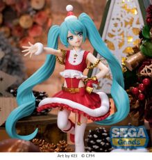Hatsune Miku Luminasta PVC Statue Hatsune Miku Christmas 2023 20 cm Sega