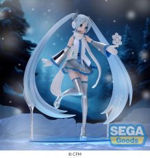 Hatsune Miku Luminasta PVC Statue Snow Miku Sky Town Ver. 22 cm Sega
