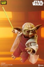 Star Wars The Clone Wars Action Figure 1/6 Yoda 14 cm Sideshow Collectibles