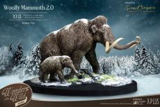 Historic Creatures The Wonder Wild Series Statue The Woolly Mammoth 2.0 22 cm X-Plus