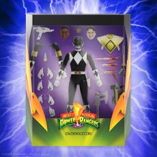 Mighty Morphin Power Rangers Ultimates Action Figure Black Ranger 18 cm Super7