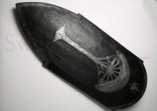 Lord of the Rings Replica 1/1 Gondorian Shield with Flag 113 cm United Cutlery