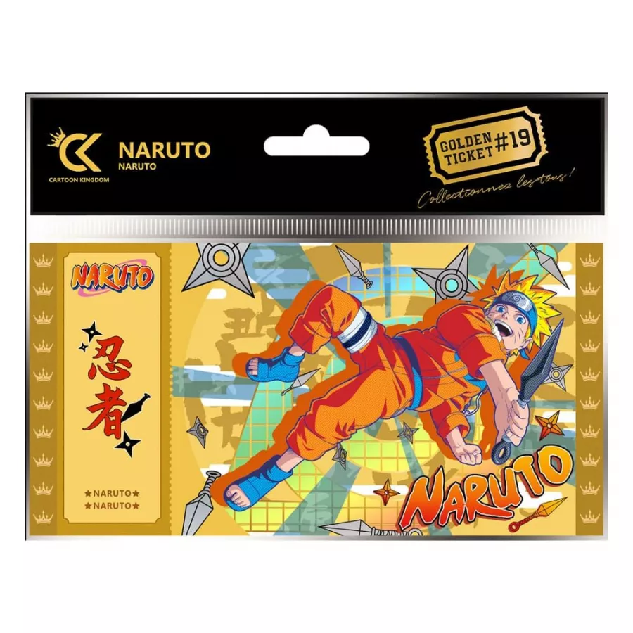 Naruto Shippuden Golden Ticket #19 Naruto Case (10) Cartoon Kingdom