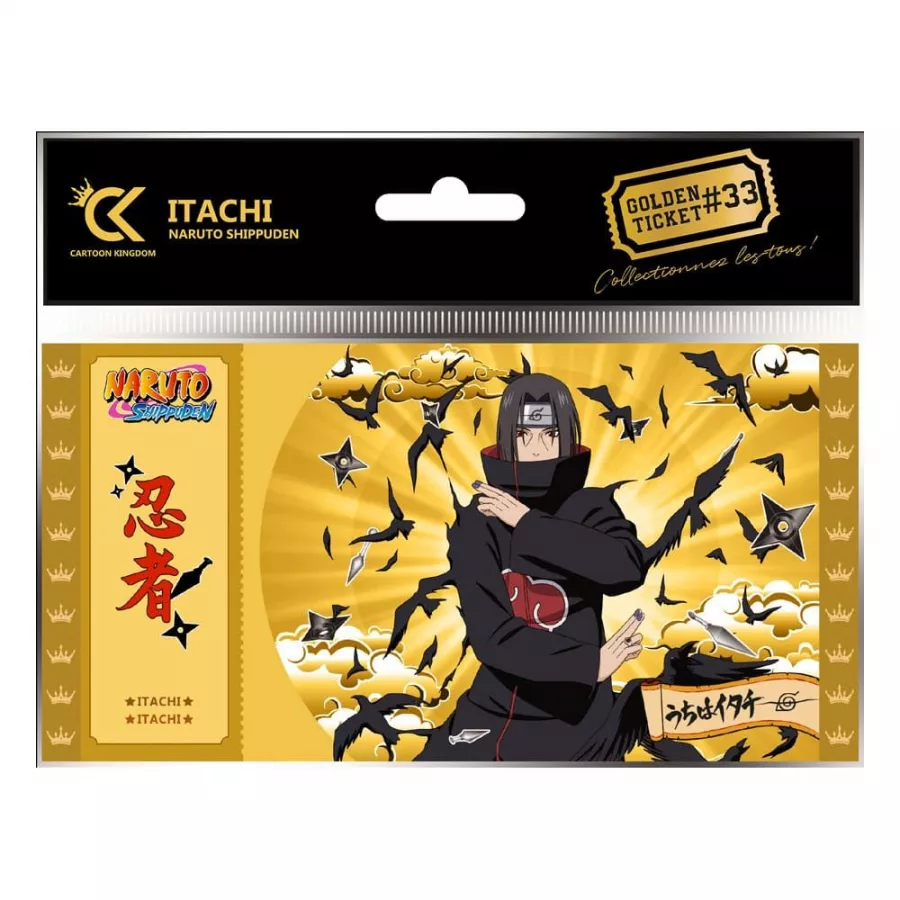 Naruto Shippuden Golden Ticket #33 Itachi Case (10) Cartoon Kingdom