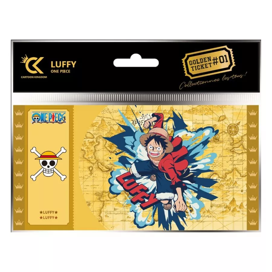 One Piece Golden Ticket #01 Luffy Case (10) Cartoon Kingdom