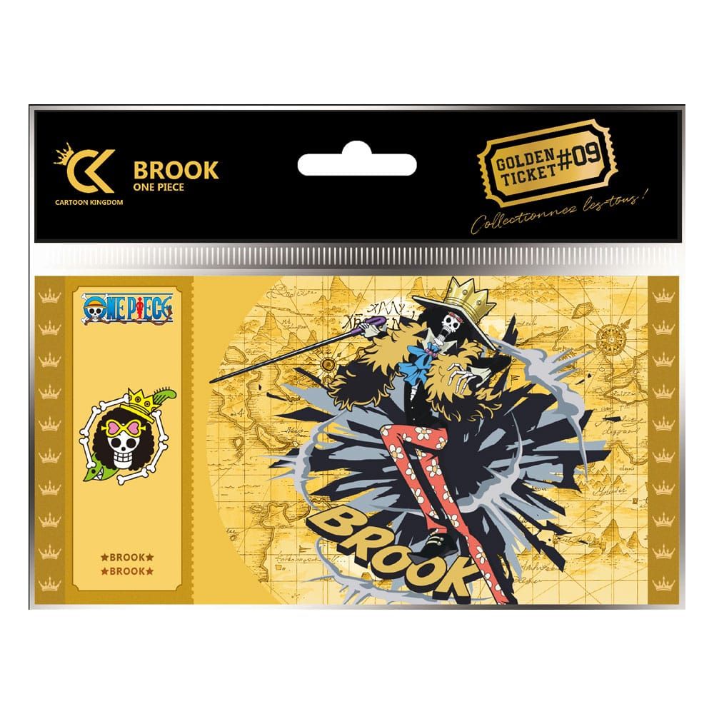 One Piece Golden Ticket #09 Brook Case (10) Cartoon Kingdom