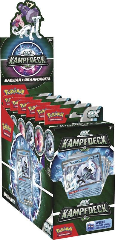 Pokémon TCG EX-Kampfdeck Juli 2023 Display (6) *German Version* Pokémon Company International