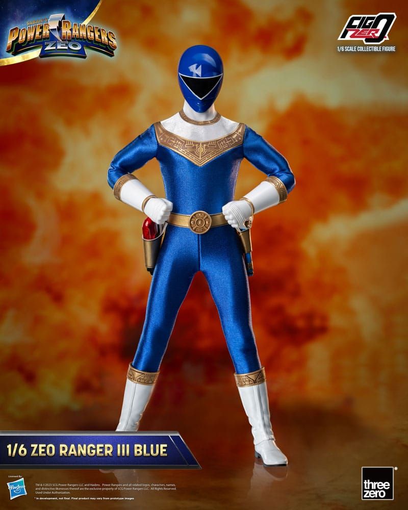 Power Rangers Zeo FigZero Action Figure 1/6 Ranger III Blue 30 cm ThreeZero