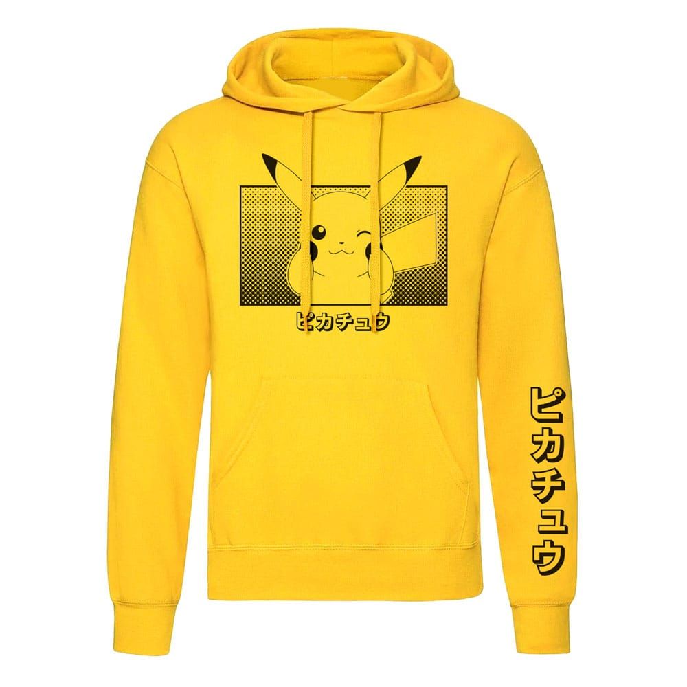 Pokemon Hooded Sweater Pikachu Katakana Size L Heroes Inc