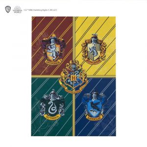 Harry Potter 6-Piece Stationery Set Hogwarts Houses Cinereplicas