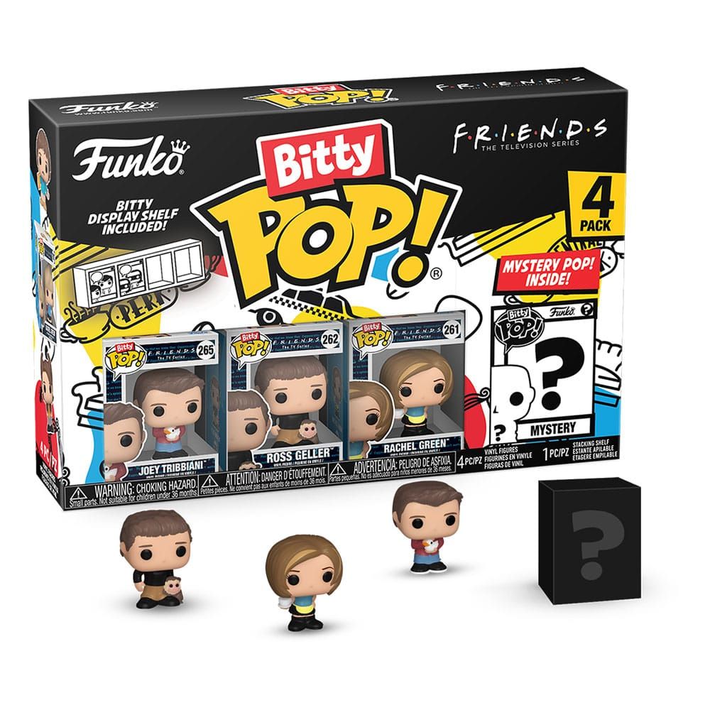 Friends Bitty POP! Vinyl Figure 4-Pack Joey 2,5 cm Funko