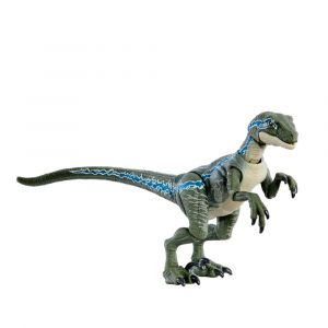 Jurassic Park Hammond Collection Action Figure Velociraptor Blue Mattel