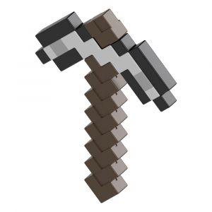 Minecraft Roleplay Replica Iron Pickaxe Mattel