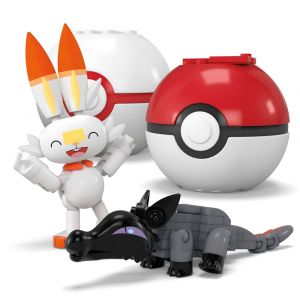 Pokémon MEGA Construction Set Fire-Type Trainer Team Mattel