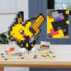 Pokémon MEGA Construction Set Pikachu Pixel Art Mattel