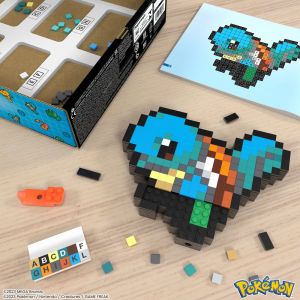 Pokémon MEGA Construction Set Squirtle Pixel Art Mattel