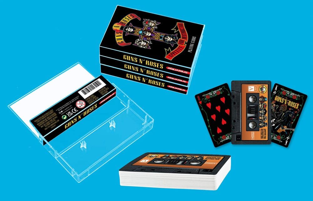 Guns N' Roses Playing Cards Cassette (PDQ) Aquarius