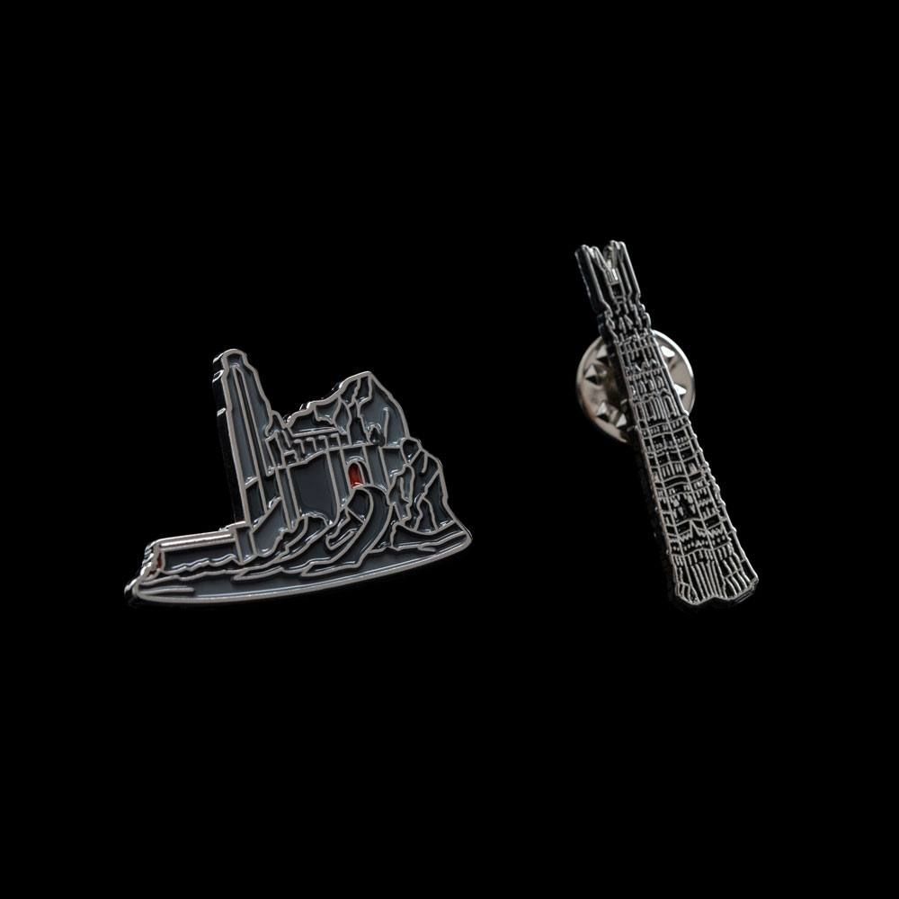 Lord of the Rings Collectors Pins 2-Pack Helm's Deep & Orthanc Weta Workshop