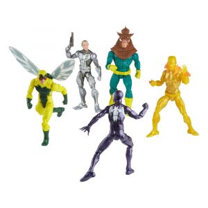 Spider-Man Marvel Legends Action Figure 5-Pack Spider-Man, Silvermane, Human Fly, Molten Man, Razorback 15 cm Hasbro