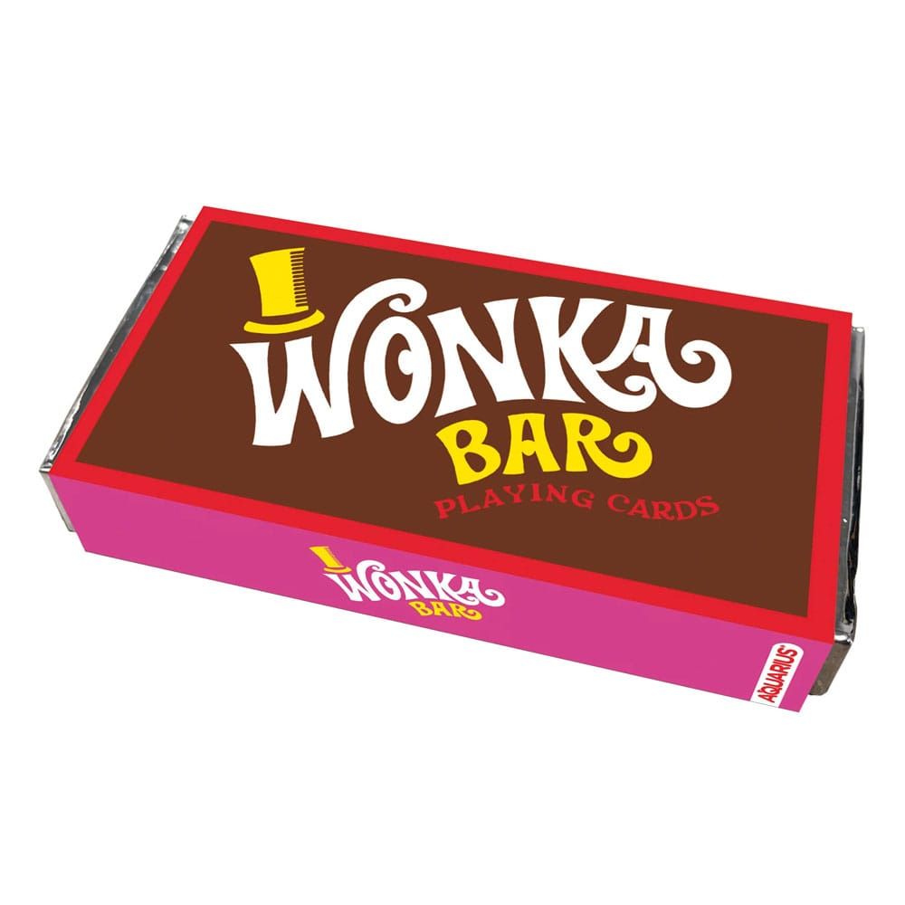 Wonka Playing Cards Willy Wonka Bar Premium Aquarius