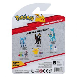Pokémon Battle Figure Set Figure 3-Pack Pikipek, Snorunt, Ponyta Jazwares