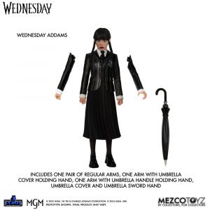 Wednesday 5 Points Figure Wednesday & Enid Boxed Set 10 cm Mezco Toys