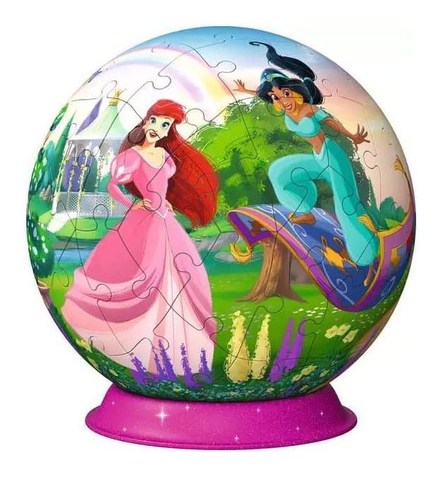 Disney 3D Puzzle Princesses Puzzle Ball (73 Pieces) Ravensburger