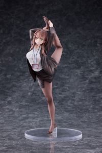 Original Character PVC Statue 1/6 OL-chan Who Doesn't Want to Go to Work White Ver. Deluxe Edition 26 cm